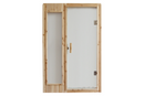 Outdoor Sauna Room's Front Wall Replacement Glass
