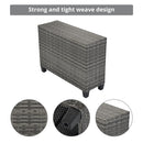 8-Pieces Outdoor Wicker Round Sofa Set