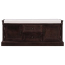 TREXM Storage Bench with 2 Drawers and 2 Cabinets