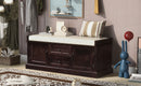 TREXM Storage Bench with 2 Drawers and 2 Cabinets