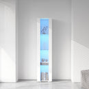 Side Cabinet with Aluminum Strip Lamp by HouseOfZazla