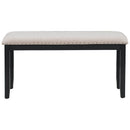 TREXM Modern Style 6-Piece Dining Table with 4 Chairs & 1 Bench