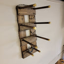 3 Cowboy Hat Rack Vertical | Cowboy Hat Holder | Rustic Western Hat Display | Handcrafted Wooden Organizer | Space-Saving Home Decor | Made in USA