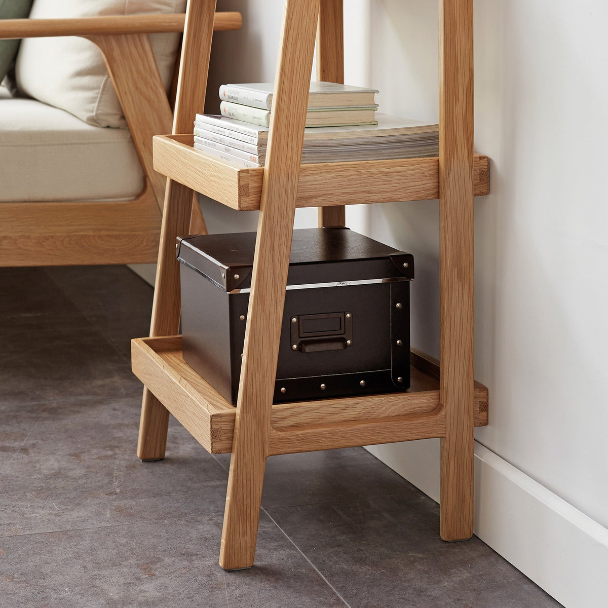 3-Tier Beech Wood Shoe Rack for Premium Storage, photo 6 of 8