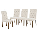 TREXM 6-Piece Farmhouse Dining Table Set