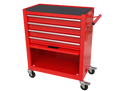 4 Drawers Tool Cabinet with Tool Sets-RED