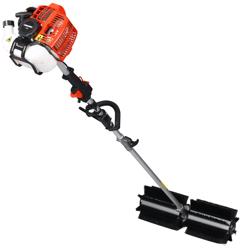 Gasoline Powered Snow Sweeper - 52CC 2-Stroke Broom, photo 2 of 10