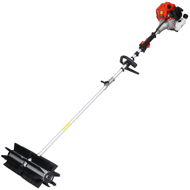 Gasoline Powered Snow Sweeper - 52CC 2-Stroke Broom, photo 3 of 10