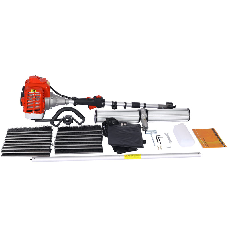Gasoline Powered Snow Sweeper - 52CC 2-Stroke Broom, photo 5 of 10