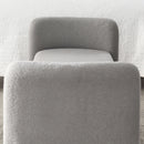 52" Bench for Bedroom End of Bed Modern Contemporary Design Ottoman Couch Long Bench Window Sitting Fireplace Bench, Teddy