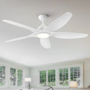 Modern 60-Inch Integrated LED Ceiling Fan Lighting by HouseOfZazla