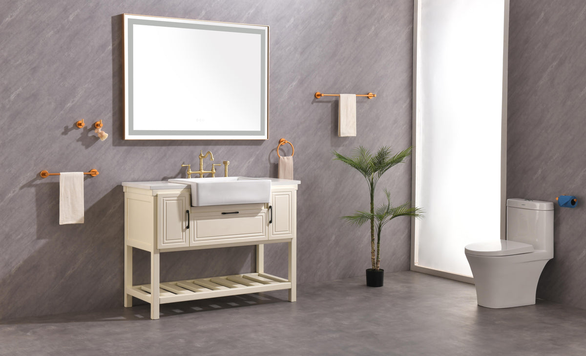48"x36" LED Lighted Bathroom Wall Mounted Mirror, photo 7 of 7