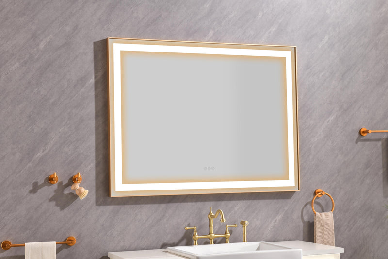 48"x36" LED Lighted Bathroom Wall Mounted Mirror, photo 3 of 7