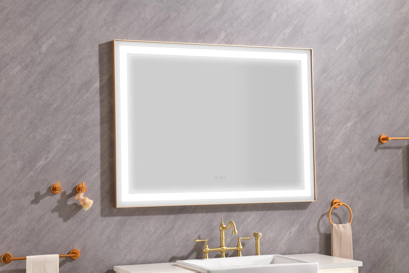 48"x36" LED Lighted Bathroom Wall Mounted Mirror, photo 5 of 7
