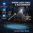 4 PACK 60W solar street light 6000 lumens