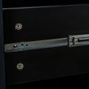 Home Office Computer Desk with Hutch, Antiqued Black by HouseOfZazla