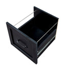 Home Office Computer Desk with Hutch, Antiqued Black by HouseOfZazla