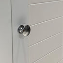 Tall Narrow Tower Freestanding Cabinet with 2 Shutter Doors
