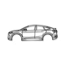 2022 Q4 Sportback e-tron 1st Gen Metal Car Wall Art - MT0806