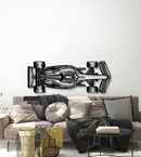 Formula 1 2022 Top View Horizontal Metal Car Wall Art - MT0979