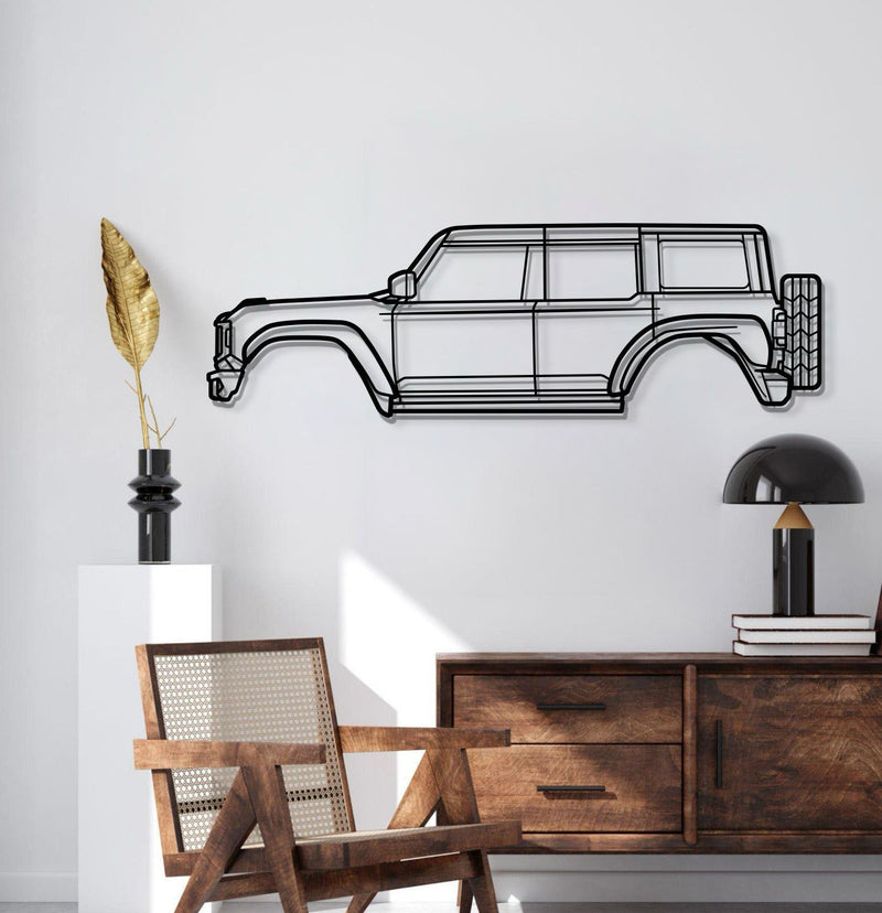 2022 Bronco Raptor Metal Car Wall Art - MT0776