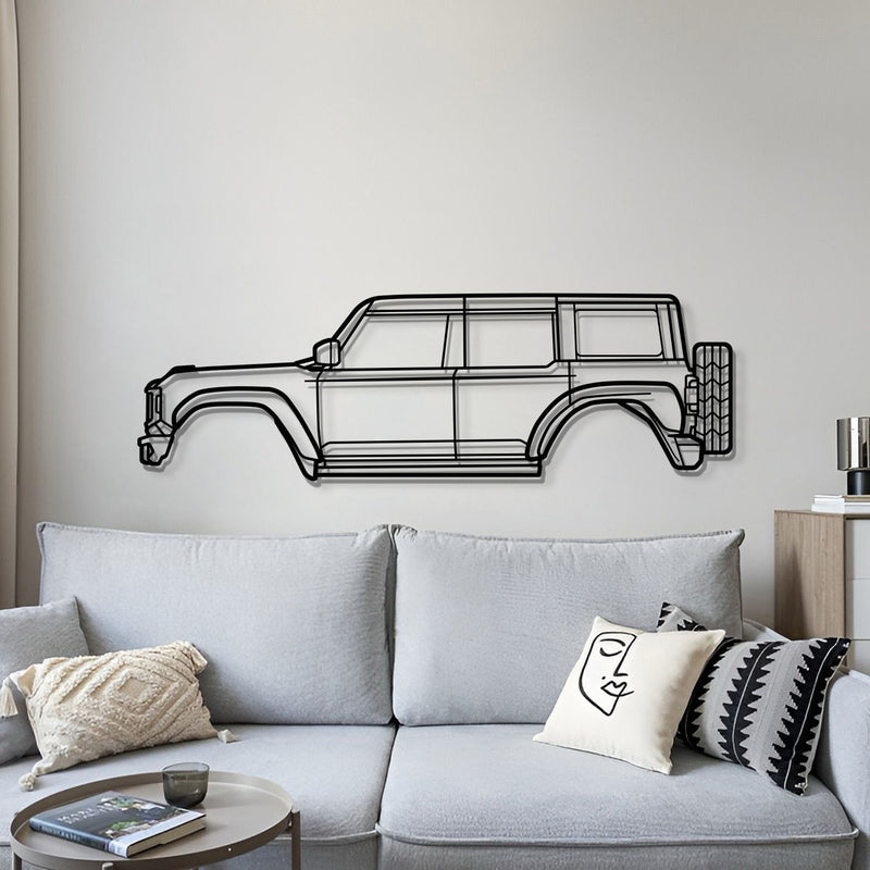 2022 Bronco Raptor Metal Car Wall Art - MT0776