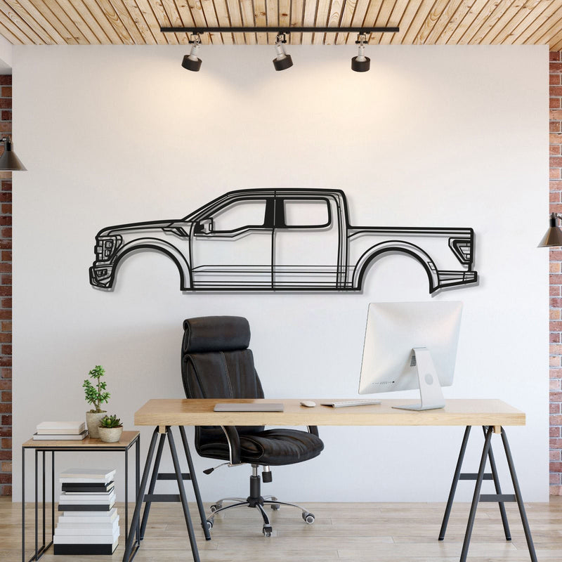 2022 F-150 Raptor Metal Car Wall Art - MT0781