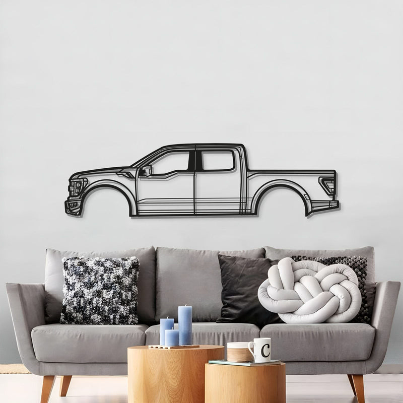 2022 F-150 Raptor Metal Car Wall Art - MT0811