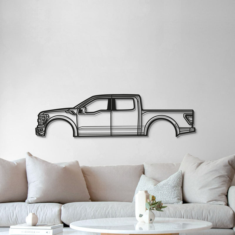 2022 F-150 Raptor Metal Car Wall Art - MT0811
