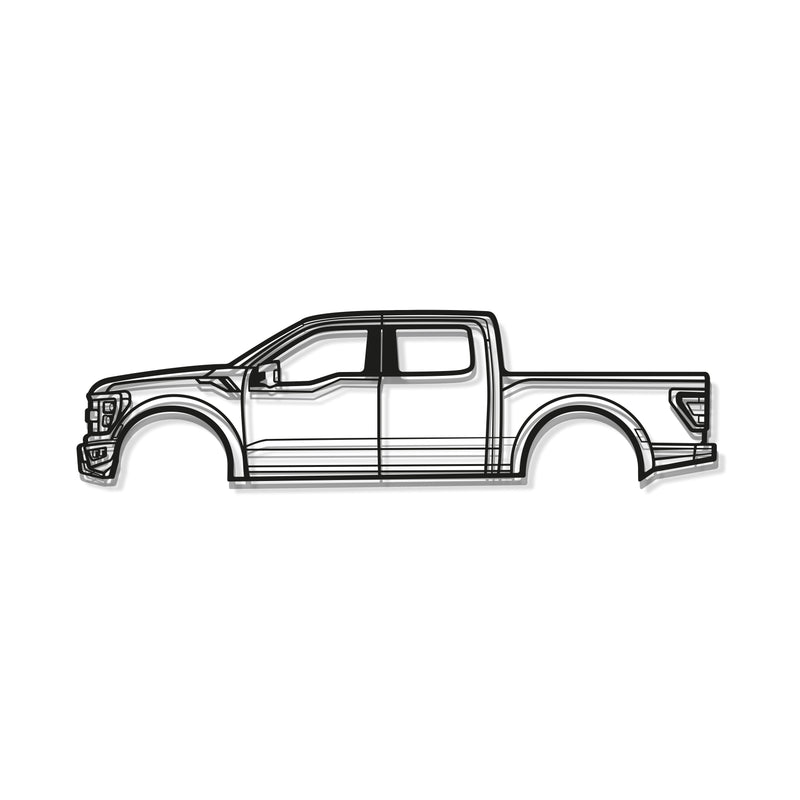 2022 F-150 Raptor Metal Car Wall Art - MT0811