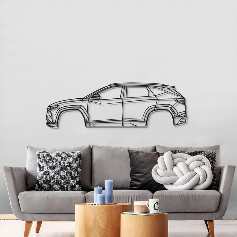 2022 Tucson 4th Gen Metal Car Wall Art - MT0817