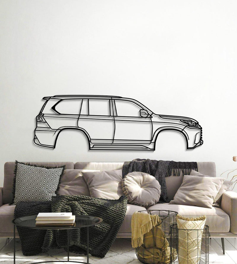 2022 LX 4th Gen Metal Car Wall Art - MT0794