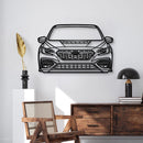 2022 WRX Front View Metal Car Wall Art - MT1373
