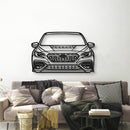 2022 WRX Front View Metal Car Wall Art - MT1373