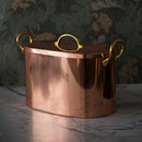 Copper Bread Box with Brass Handles by Galley & Fen