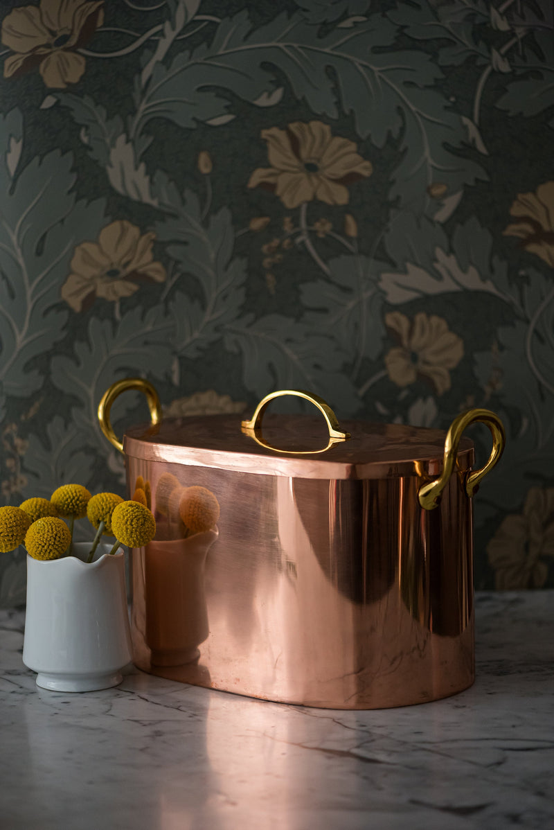 Copper Bread Box with Brass Handles, photo 7 of 15