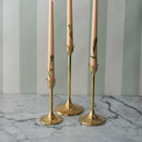 Brass Candle Holders by Galley & Fen