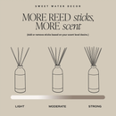 Warm and Cozy Amber Reed Diffuser by Sweet Water Decor