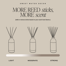 Stress Relief Clear Reed Diffuser by Sweet Water Decor