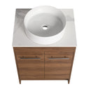 Ceramic Round Above Counter Bathroom Vessel Sink by HouseOfZazla