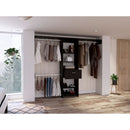 1-Drawer 4-Shelf Closet System in Wenge