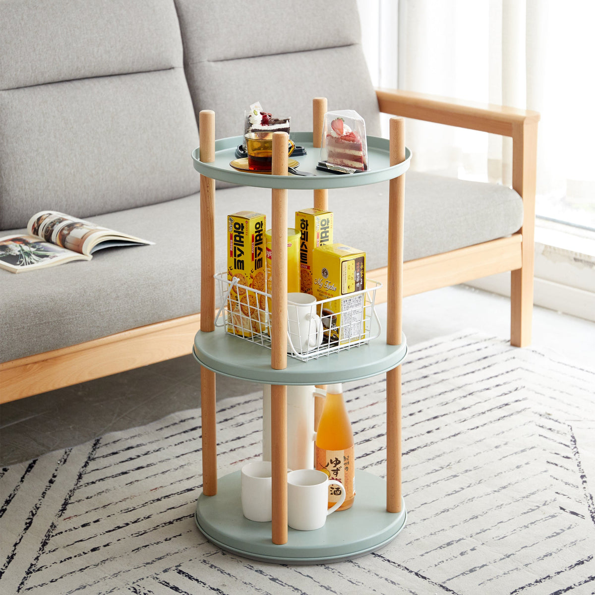 Storage Shelf: 360° Rotating Bookshelf, photo 7 of 10