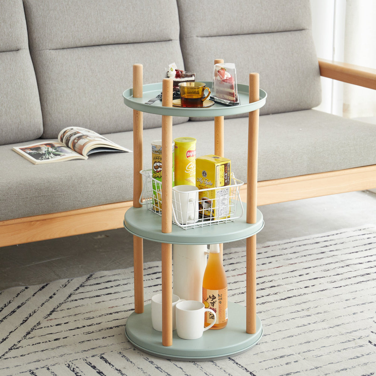 Storage Shelf: 360° Rotating Bookshelf, photo 5 of 10