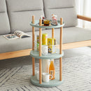 Storage Shelf: 360° Rotating Bookshelf