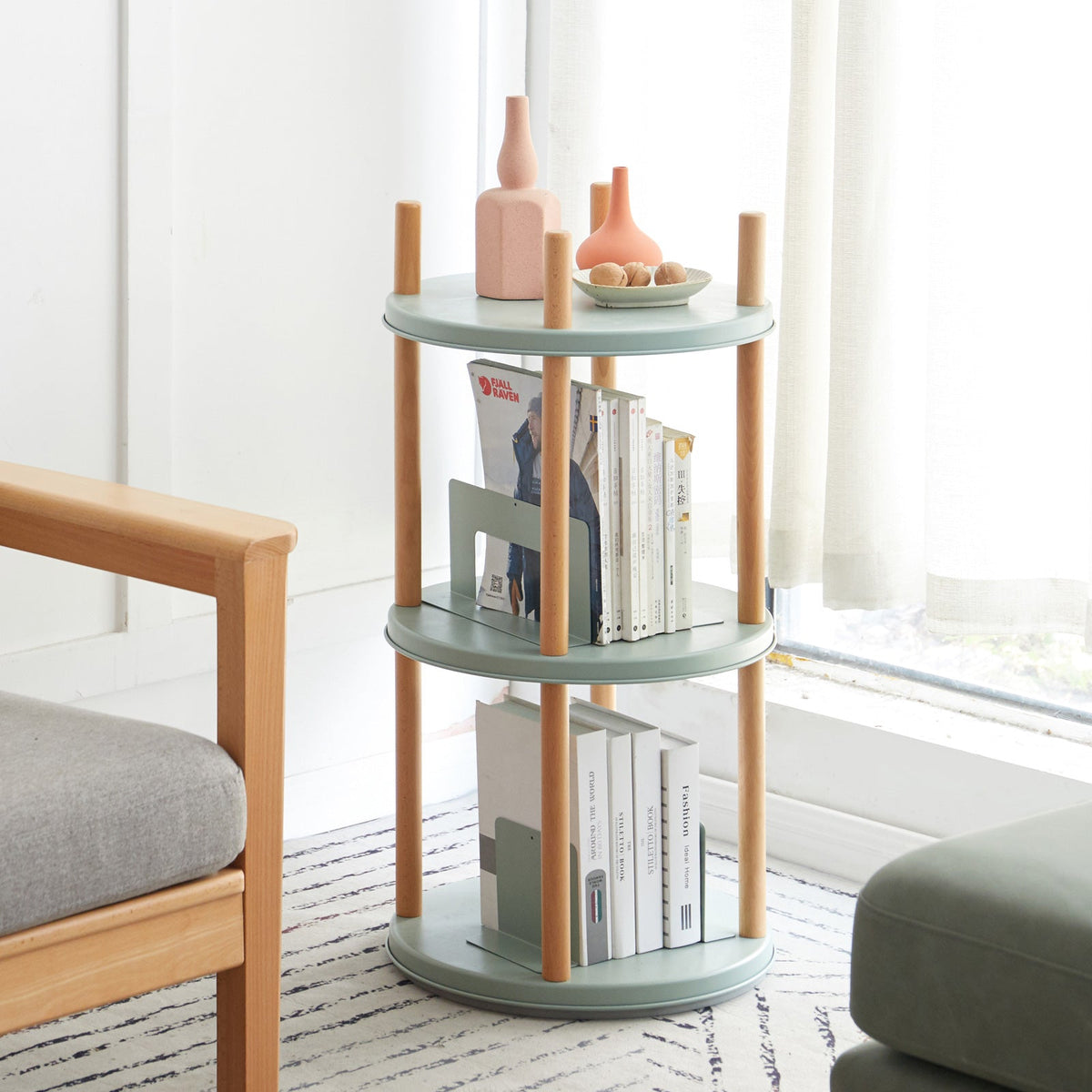 Storage Shelf: 360° Rotating Bookshelf, photo 9 of 10