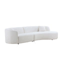 Luxury Modern Style Living Room Upholstery Curved Sofa Set