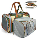Mr. Peanut's Gold Series Standard Size Airline Compliant Expandable Pet Carrier - Prints Edition by Mr. Peanut's Pet Carriers