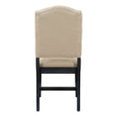 TREXM Retro Style Dining Chair Set with 4 Upholstered Chairs