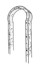 Metal Garden Arch with 8 Style Options