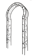 Metal Garden Arch with 8 Style Options